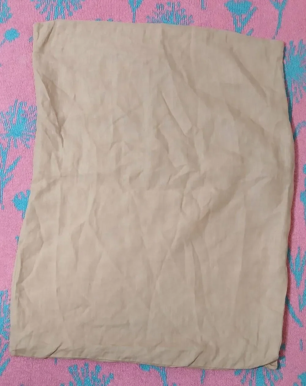 Quince 100% linen pillow cases nutmeg rose gold standard 2 pieces